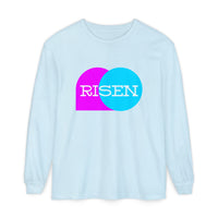 "Risen" Easter Resurrection - Unisex Adult Long Sleeve Tee Shirt - Sizes S-3XL