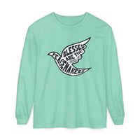 'Blessed are the Peacemakers' Jesus Quote Shirt - Unisex Adult Long Sleeve Tee Shirt - Sizes S-3XL