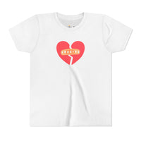 "Forgive" Heals Broken Hearts T Shirt - Youth Short Sleeve - Unisex Sizes YS-YXL