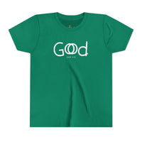 "God is Good" T Shirt - Youth Short Sleeve - Unisex Sizes YS-YXL