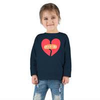 "Forgive" Heals Broken Hearts - Long Sleeve - Toddler T-Shirt -  Sizes 2T-5T