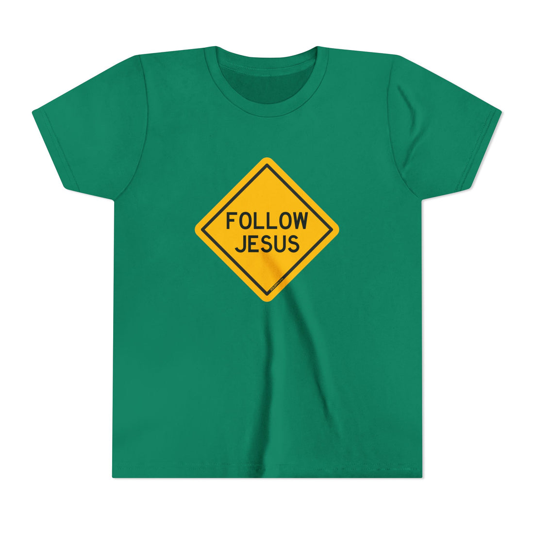 "Follow Jesus" Street Sign Shirt - Youth T-Shirt - Sizes Youth S-XL