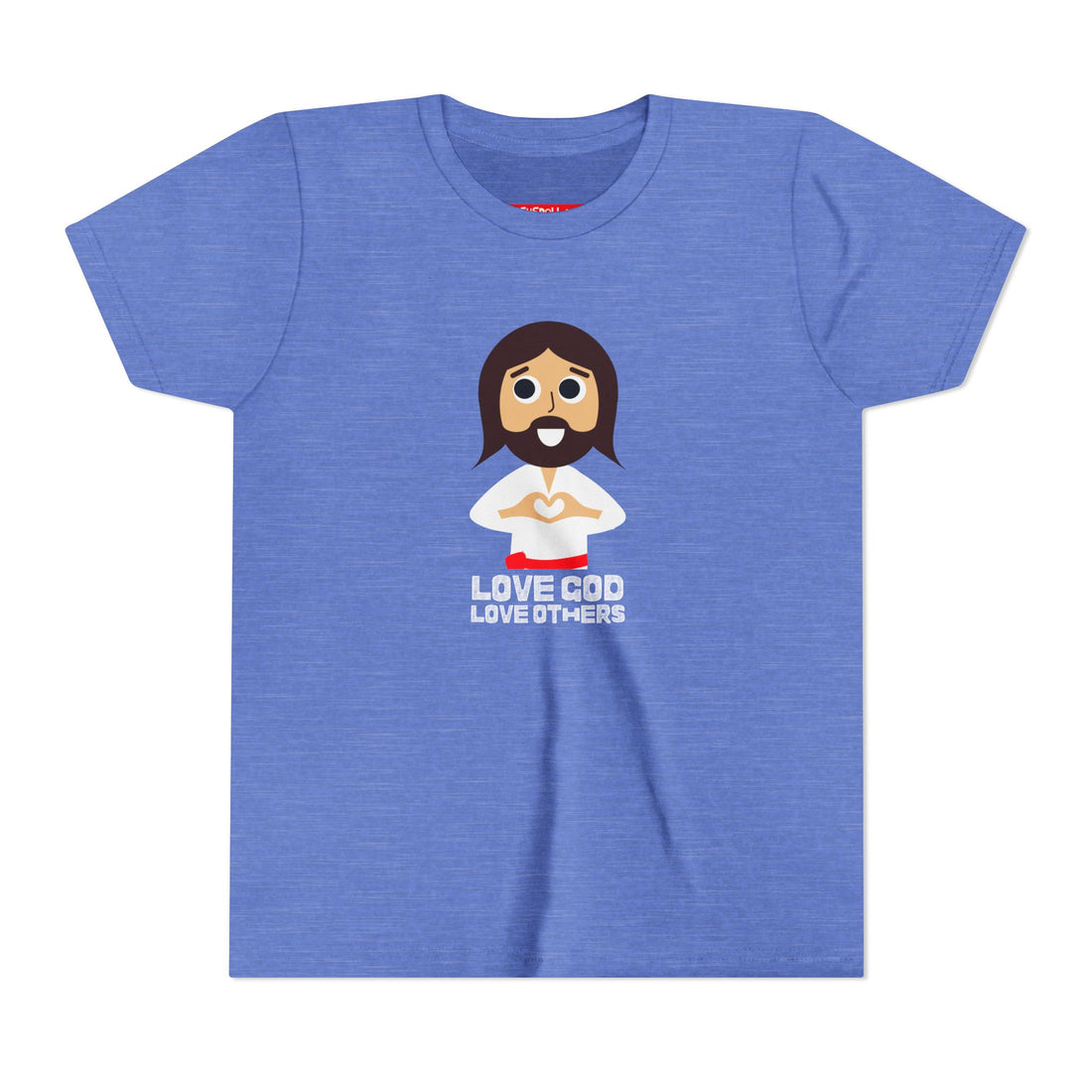 "Love God Love Others" Jesus Heart Shirt -  Youth T-Shirt - Sizes Youth S-XL