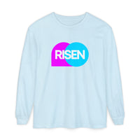 "Risen" Easter Resurrection - Unisex Adult Long Sleeve Tee Shirt - Sizes S-3XL