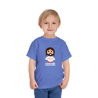 "Love God Love Others" Jesus Heart Shirt - Toddler T-Shirt -  Sizes 2T-5T