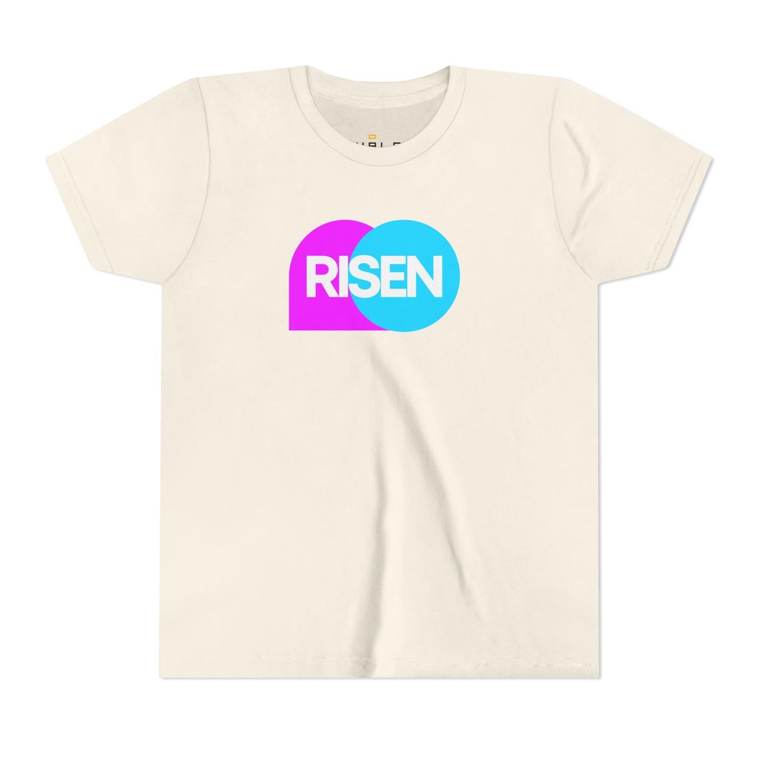 "Risen" Easter Resurrection T Shirt - Youth Short Sleeve - Unisex Sizes YS-YXL