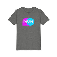 "Risen" Easter Resurrection T Shirt - Youth Short Sleeve - Unisex Sizes YS-YXL