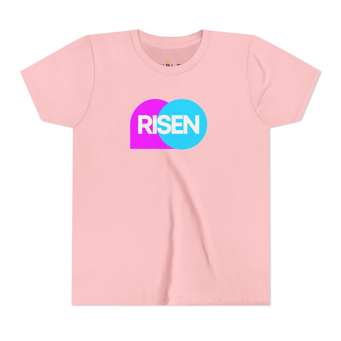 "Risen" Easter Resurrection T Shirt - Youth Short Sleeve - Unisex Sizes YS-YXL