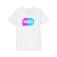 "Risen" Easter Resurrection T Shirt - Youth Short Sleeve - Unisex Sizes YS-YXL