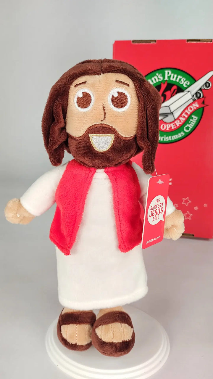 Shoebox Jesus Doll - Perfect WOW Gift Idea for Operation Christmas Child. 