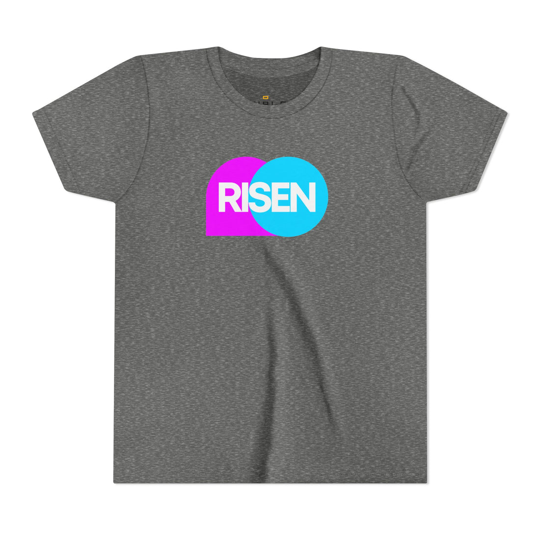 "Risen" Easter Resurrection T Shirt - Youth Short Sleeve - Unisex Sizes YS-YXL