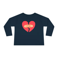 "Forgive" Heals Broken Hearts - Long Sleeve - Toddler T-Shirt -  Sizes 2T-5T