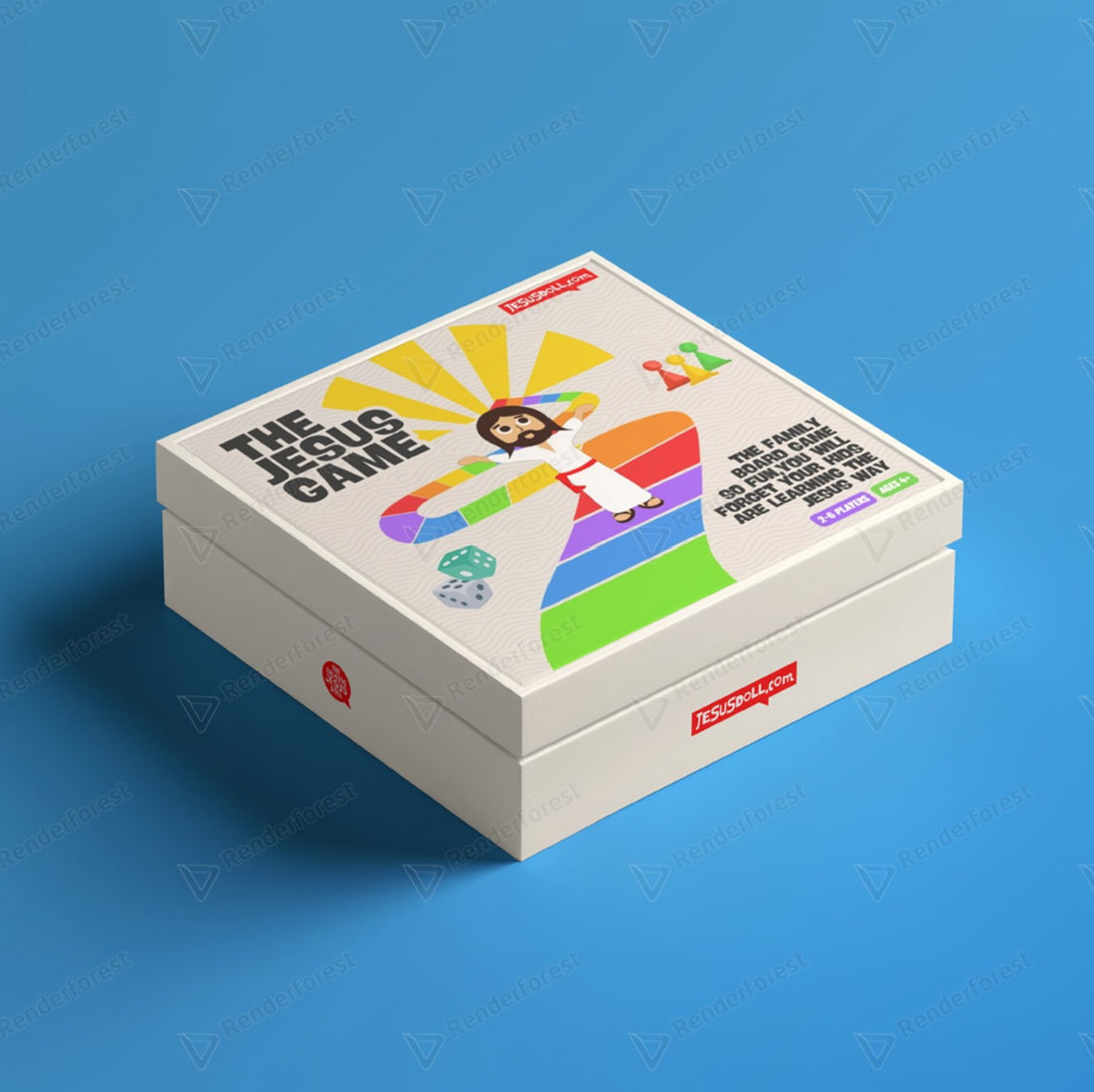The Jesus Game - Board Game for Kids - Ages 4+ - 2-6 Players